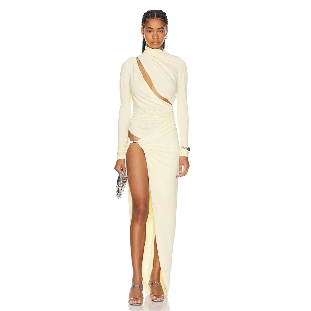 Christopher Esber Framed Draped Slice Dress Small/ Au 8/ US 4Nwt